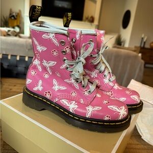 Dr. Martens Butterfly & Rose Floral 1460 Boots 🦋 Size 5